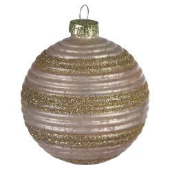 Glas-Weihnachtskugel Circle Stripes^Depot Cheap