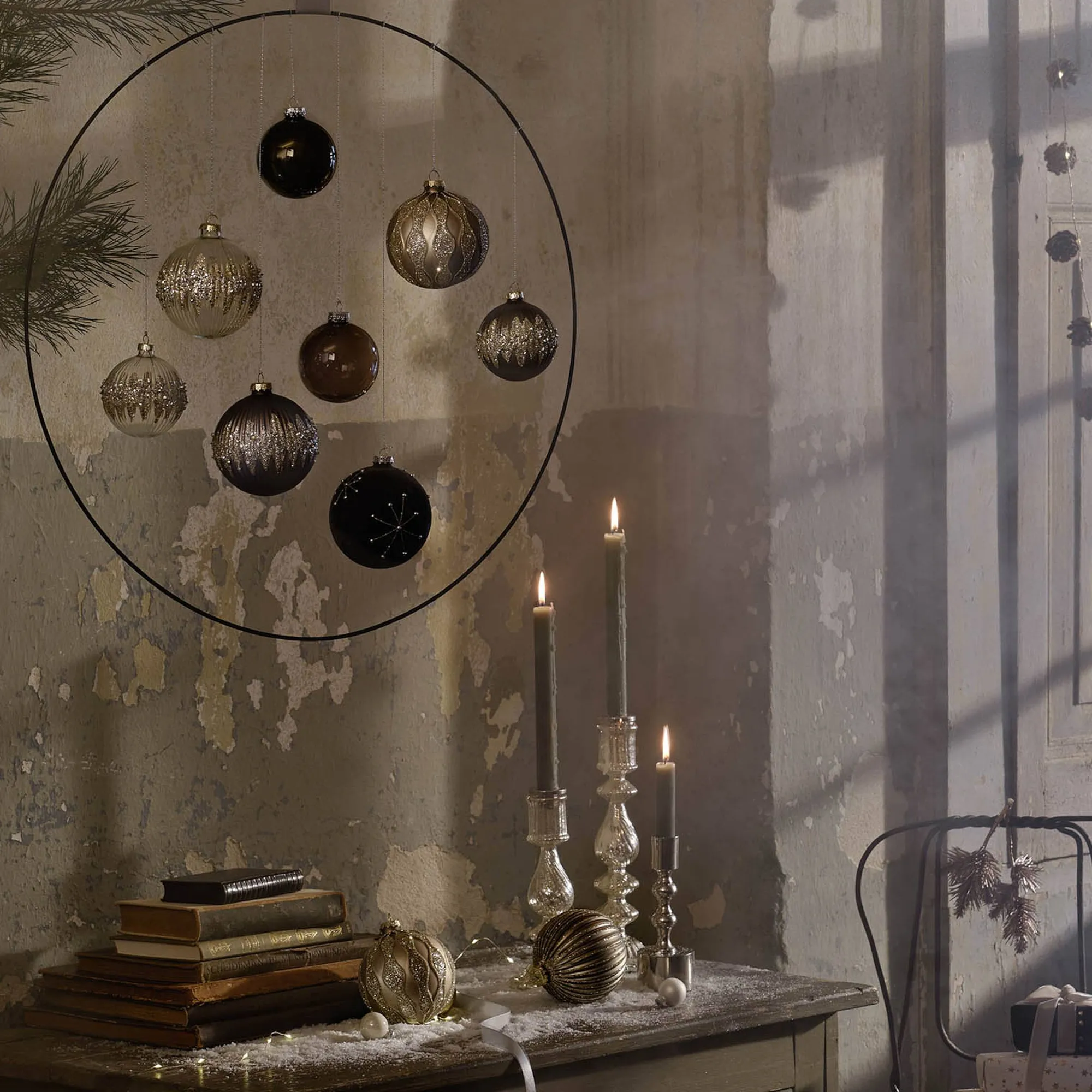 Glas-Weihnachtskugel Diamondsplash^Depot Shop