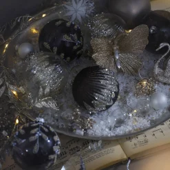 Glas-Weihnachtskugel Diamondsplash^Depot Store