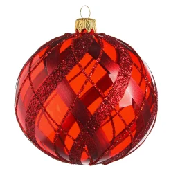 Glas-Weihnachtskugel Doublecheck^Depot Cheap