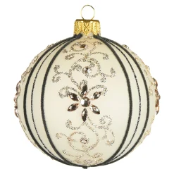 Glas-Weihnachtskugel Florale^Depot Flash Sale