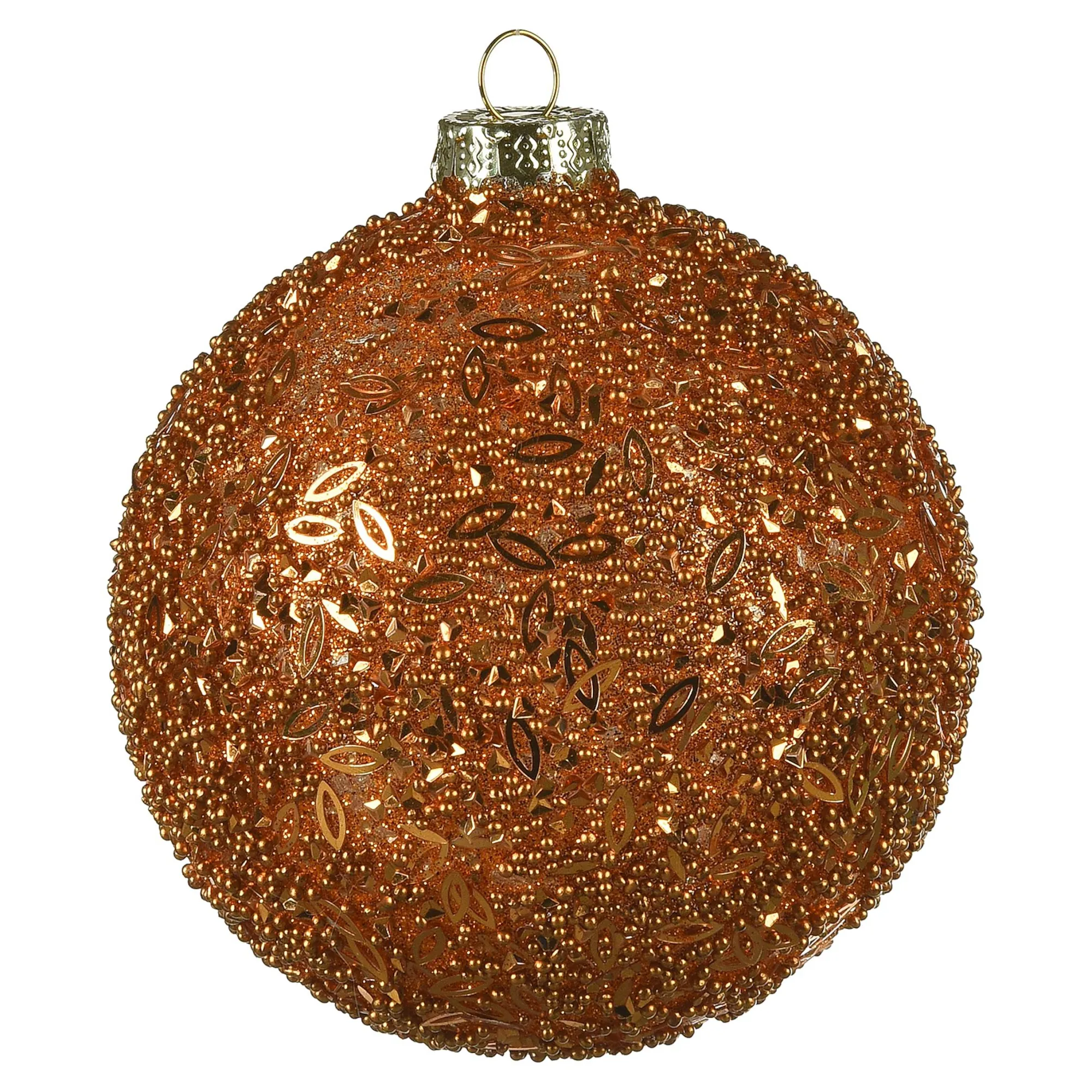 Glas-Weihnachtskugel Glittergranulat^Depot Shop