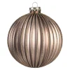 Glas-Weihnachtskugel Glitterstripe^Depot Hot