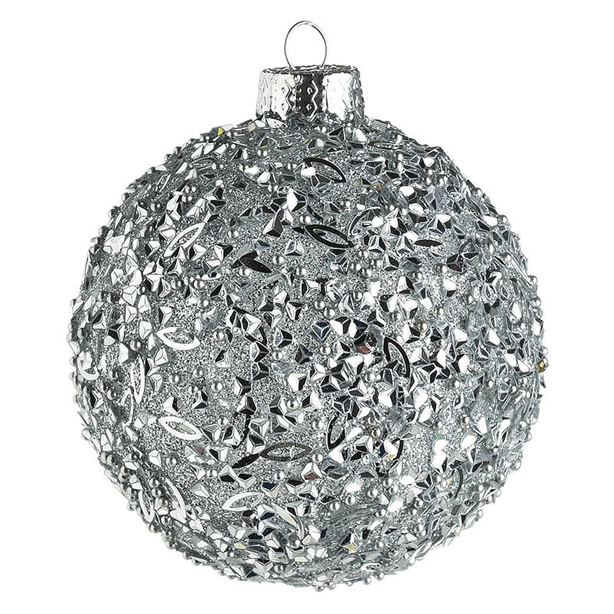 Glas-Weihnachtskugel Glittergranulat^Depot Fashion