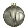 Glas-Weihnachtskugel Glitterstripe^Depot Best