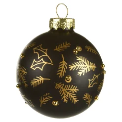 Glas-Weihnachtskugel Hohoho^Depot Fashion