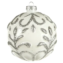 Glas-Weihnachtskugel Relief^Depot Fashion