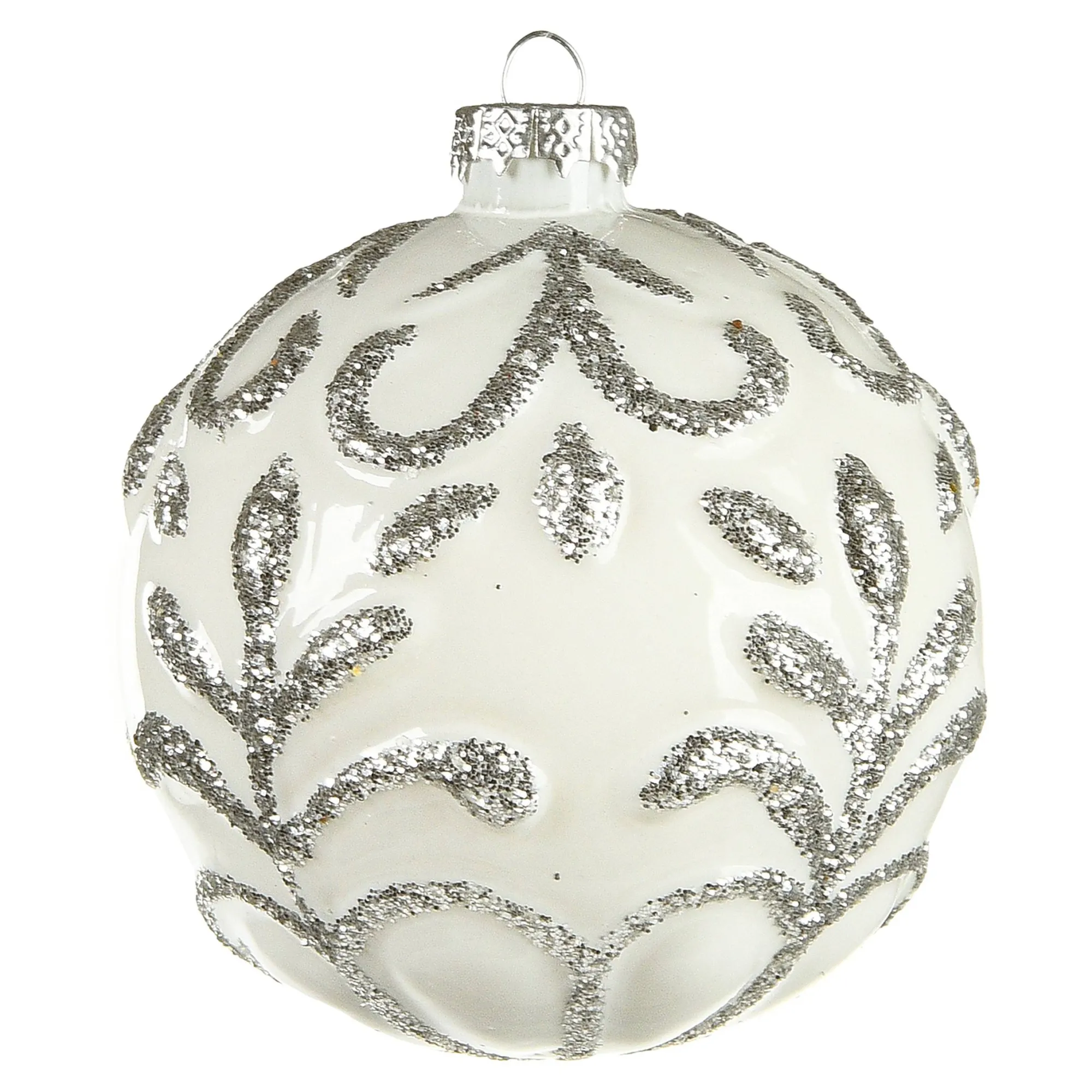 Glas-Weihnachtskugel Relief^Depot Fashion