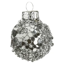 Glas-Weihnachtskugel Roundgranulat^Depot Clearance