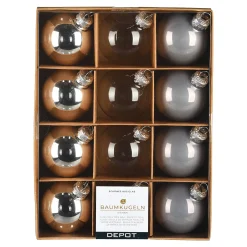 Glas-Weihnachtskugel-Set^Depot Hot