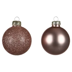 Glas-Weihnachtskugel-Set Glam Mix^Depot Cheap
