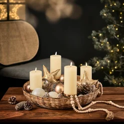 Glas-Weihnachtskugel-Set Glimmermix^Depot Fashion