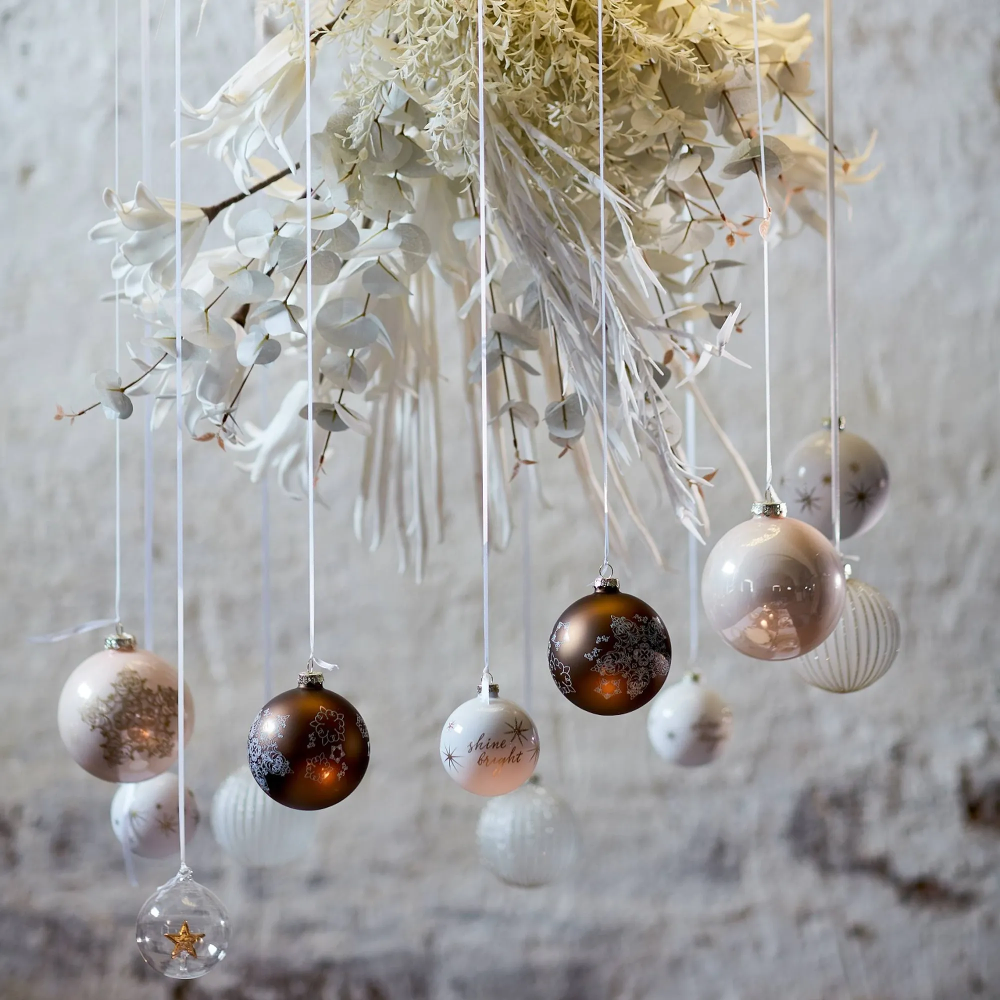 Glas-Weihnachtskugel Stern^Depot Online