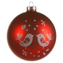 Glas-Weihnachtskugel Tiere Folklore^Depot Clearance