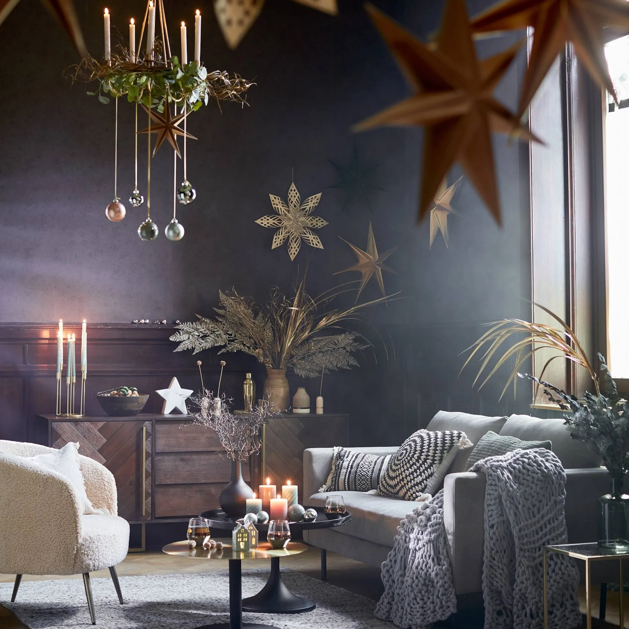 Glitzer-Kunstgirlande Eukalyptus^Depot Best Sale