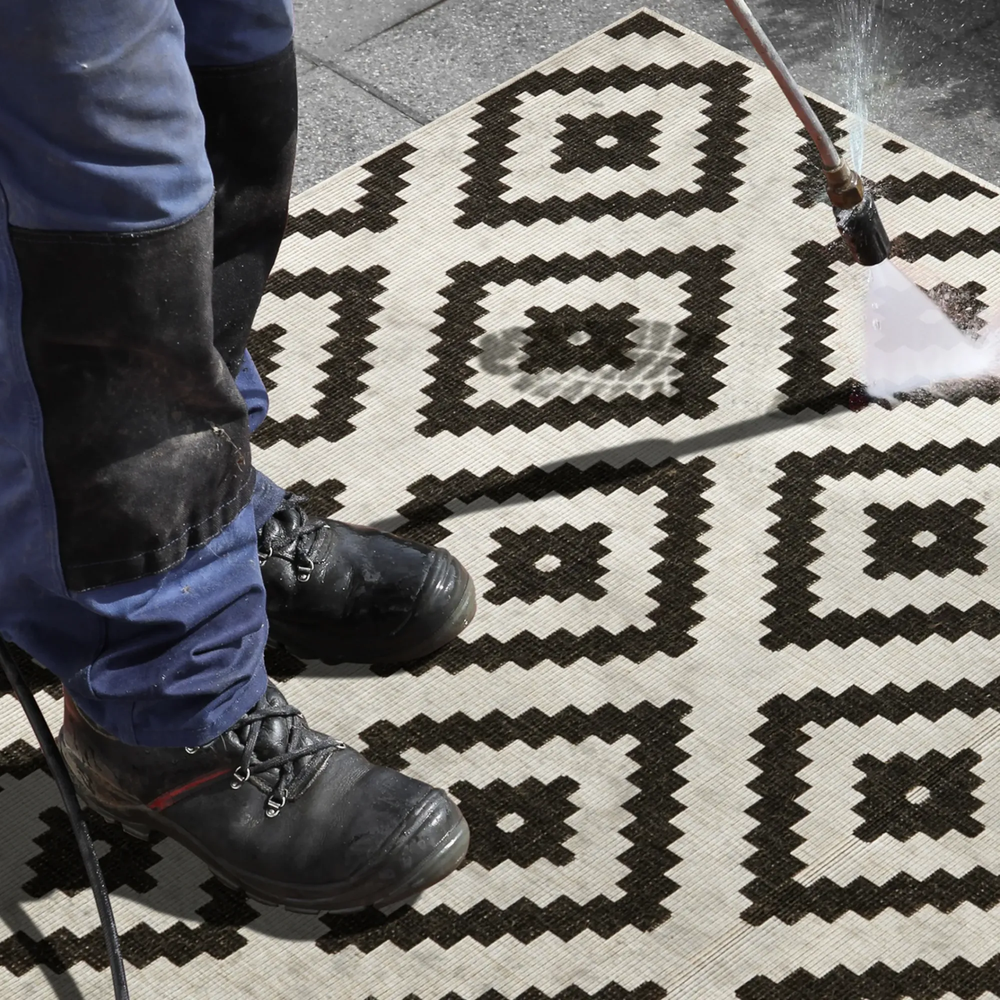Outlet Depot In- & Outdoor-Teppich Malta, Wendbar
