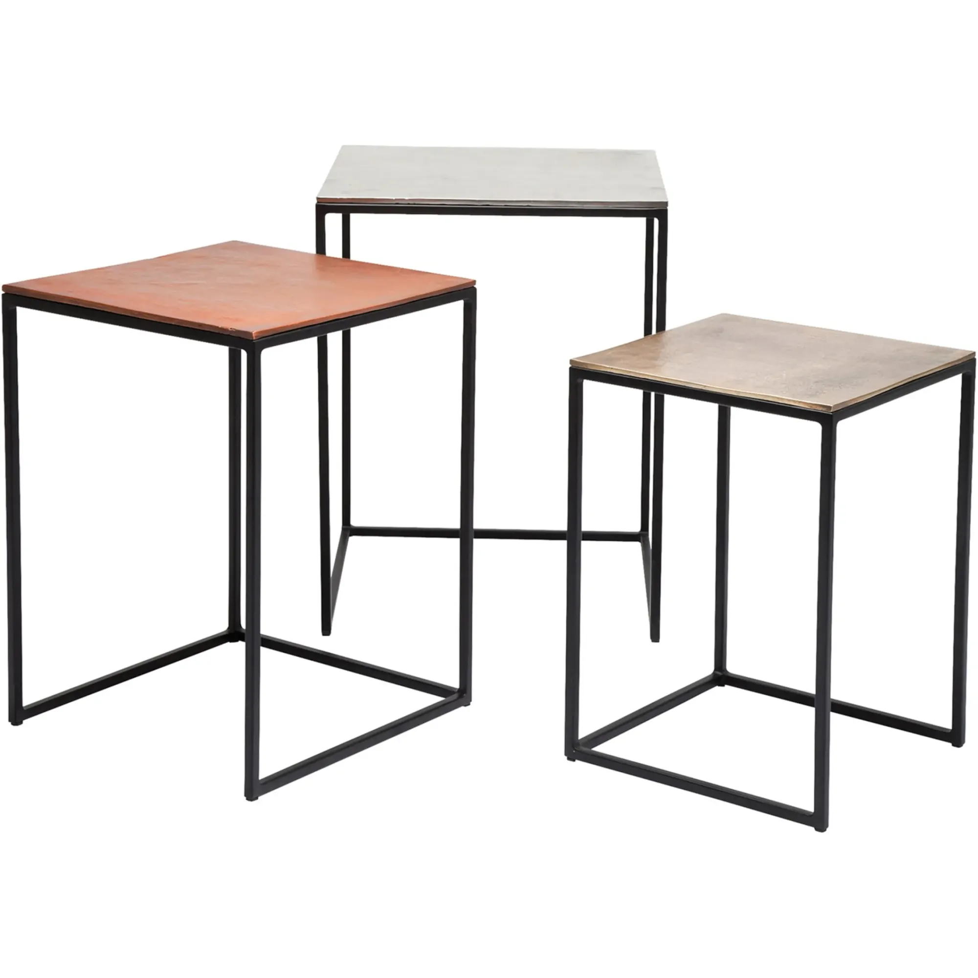 Best Sale Depot Kare Beistelltisch-Set Loft