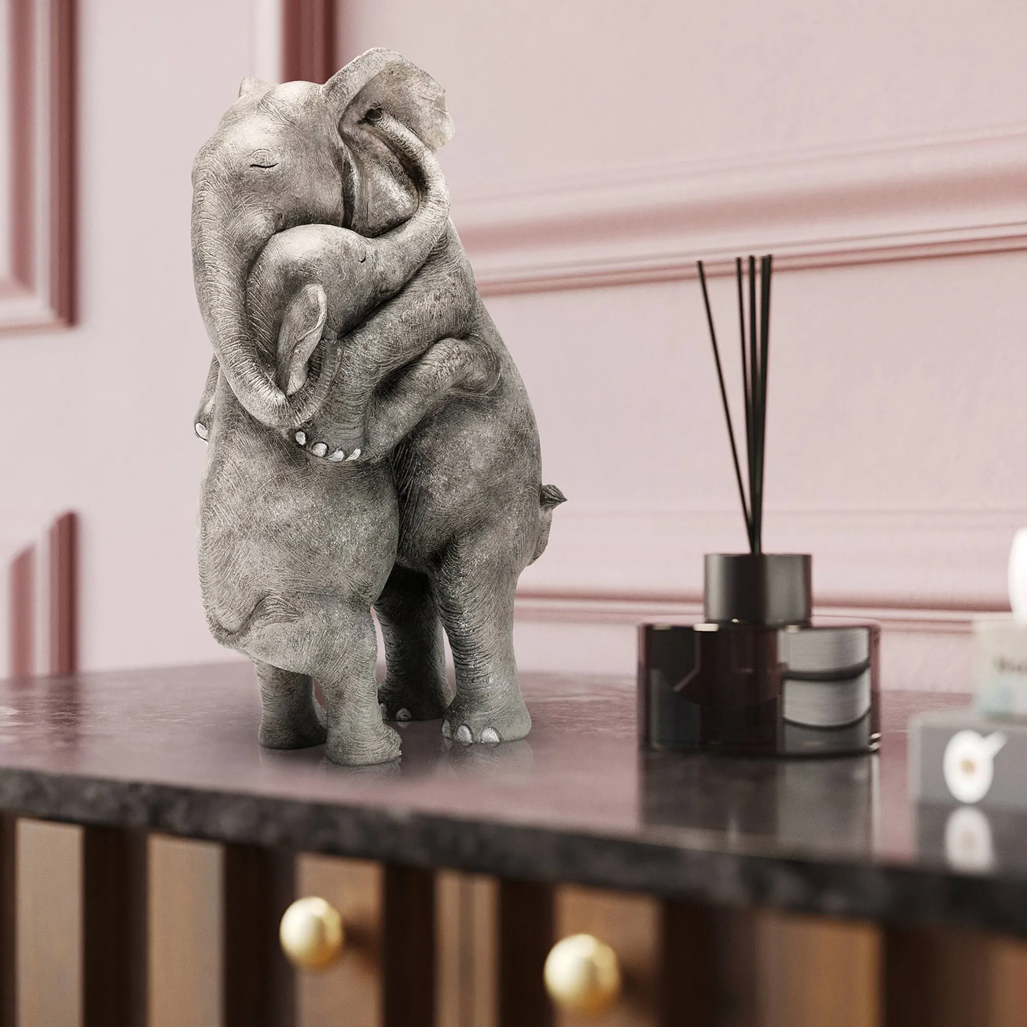 Kare Deko-Figur Elephant Hug^Depot Best