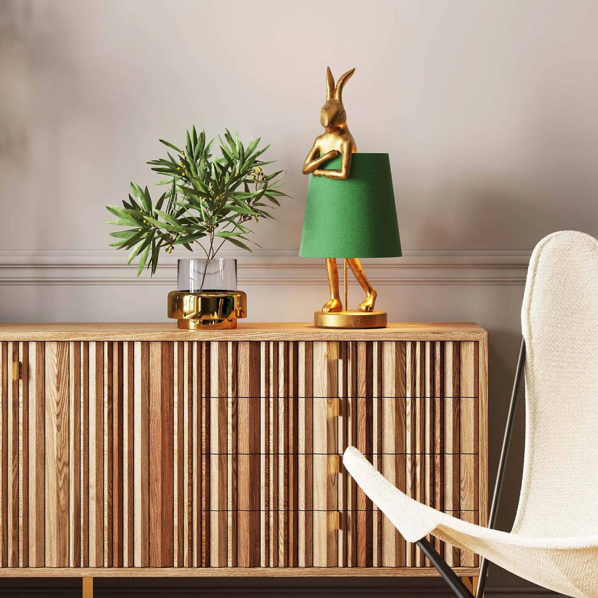 Kare Tischleuchte Rabbit^Depot Fashion