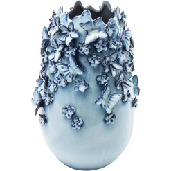 Online Depot Kare Vase Butterflies