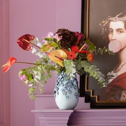 Online Depot Kare Vase Butterflies