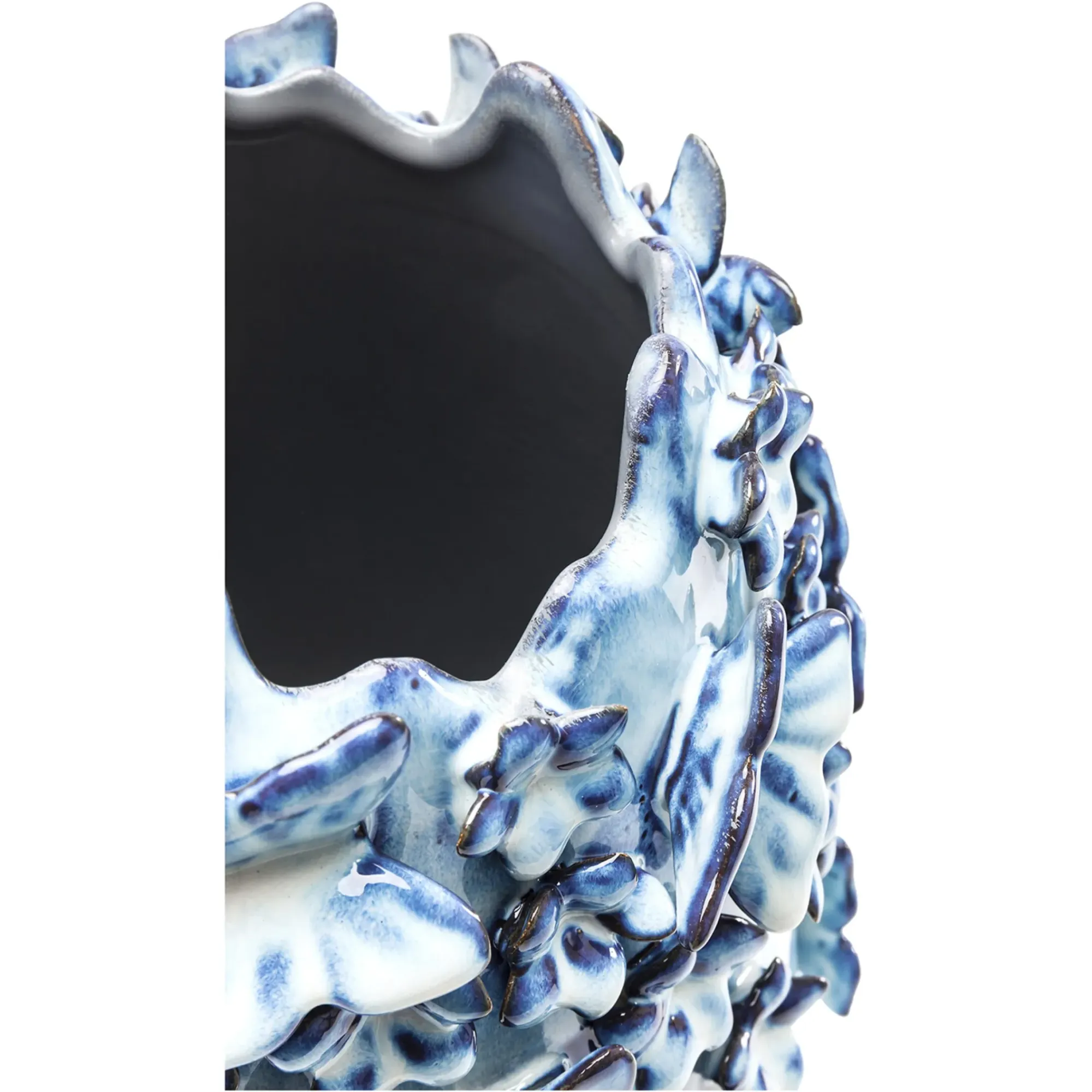 Online Depot Kare Vase Butterflies