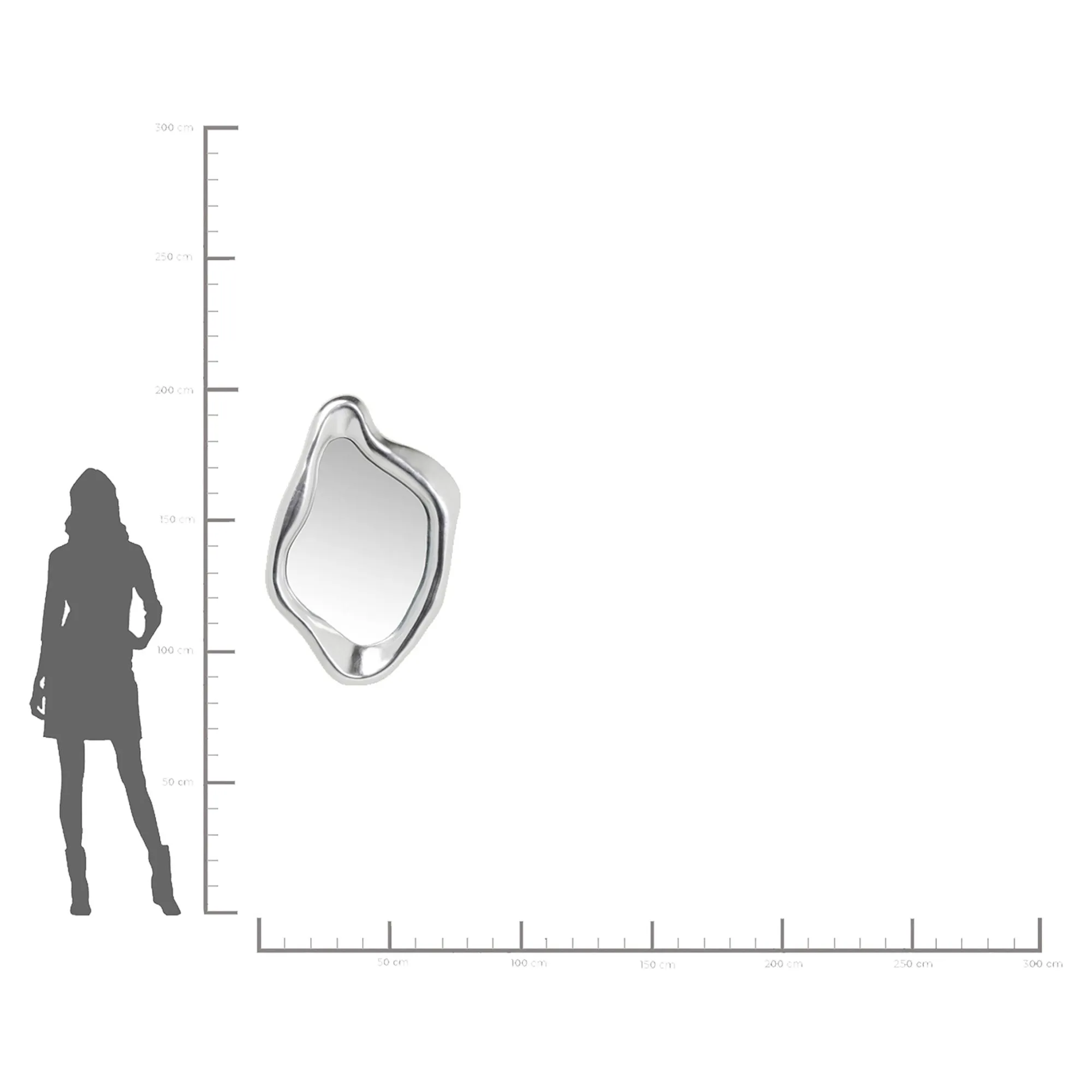 Kare Wandspiegel Hologram^Depot Fashion
