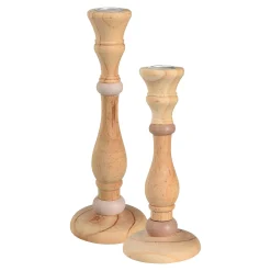 Kerzenhalter-Set Woody^Depot Sale