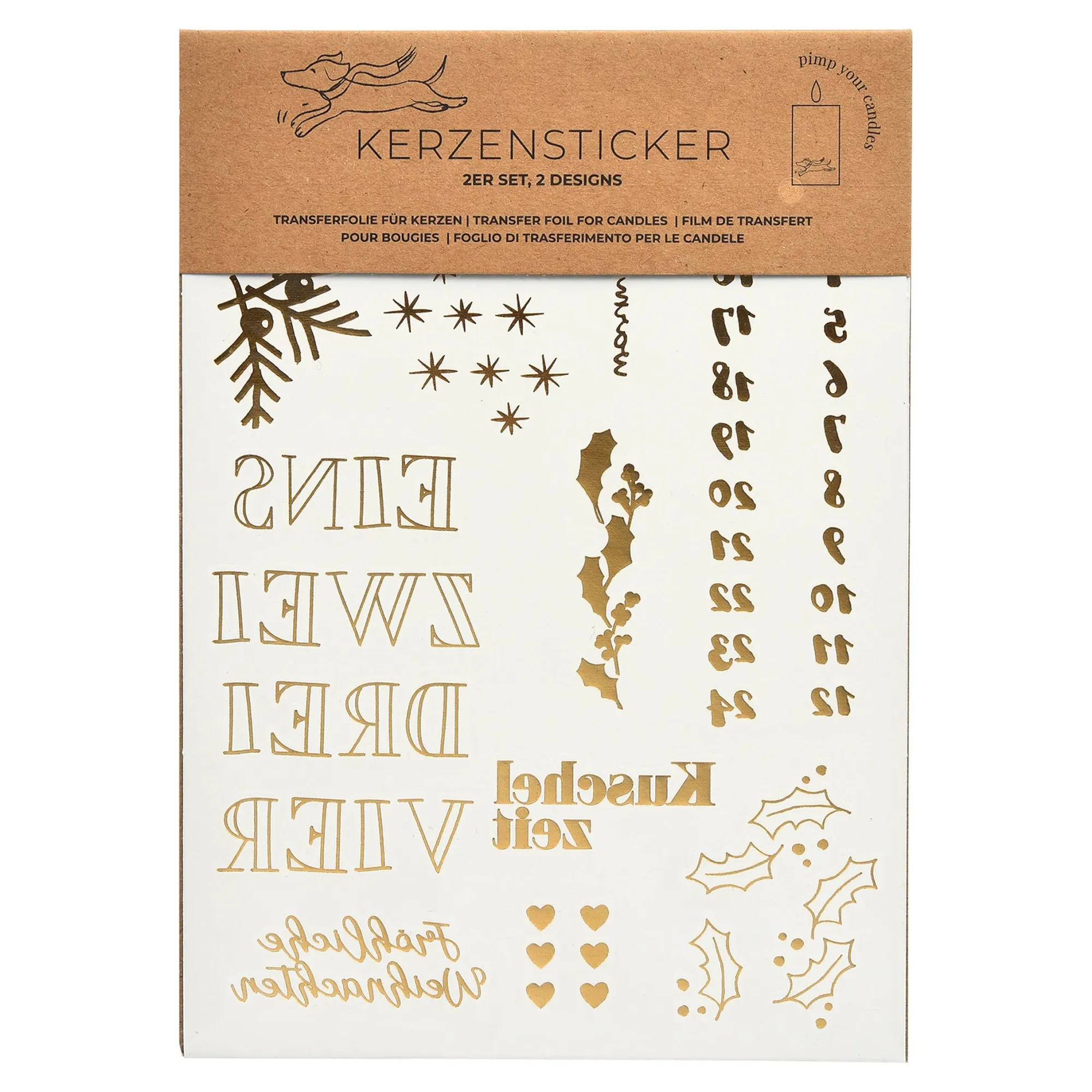 Kerzensticker-Bogen^Depot Best