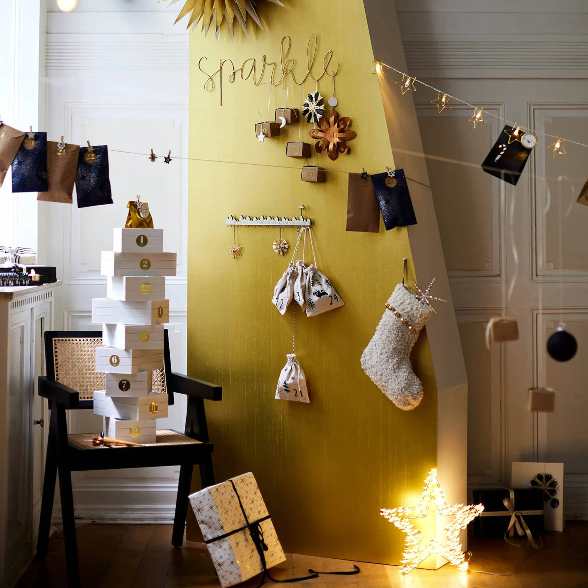 Klammern-Set Advent^Depot Outlet