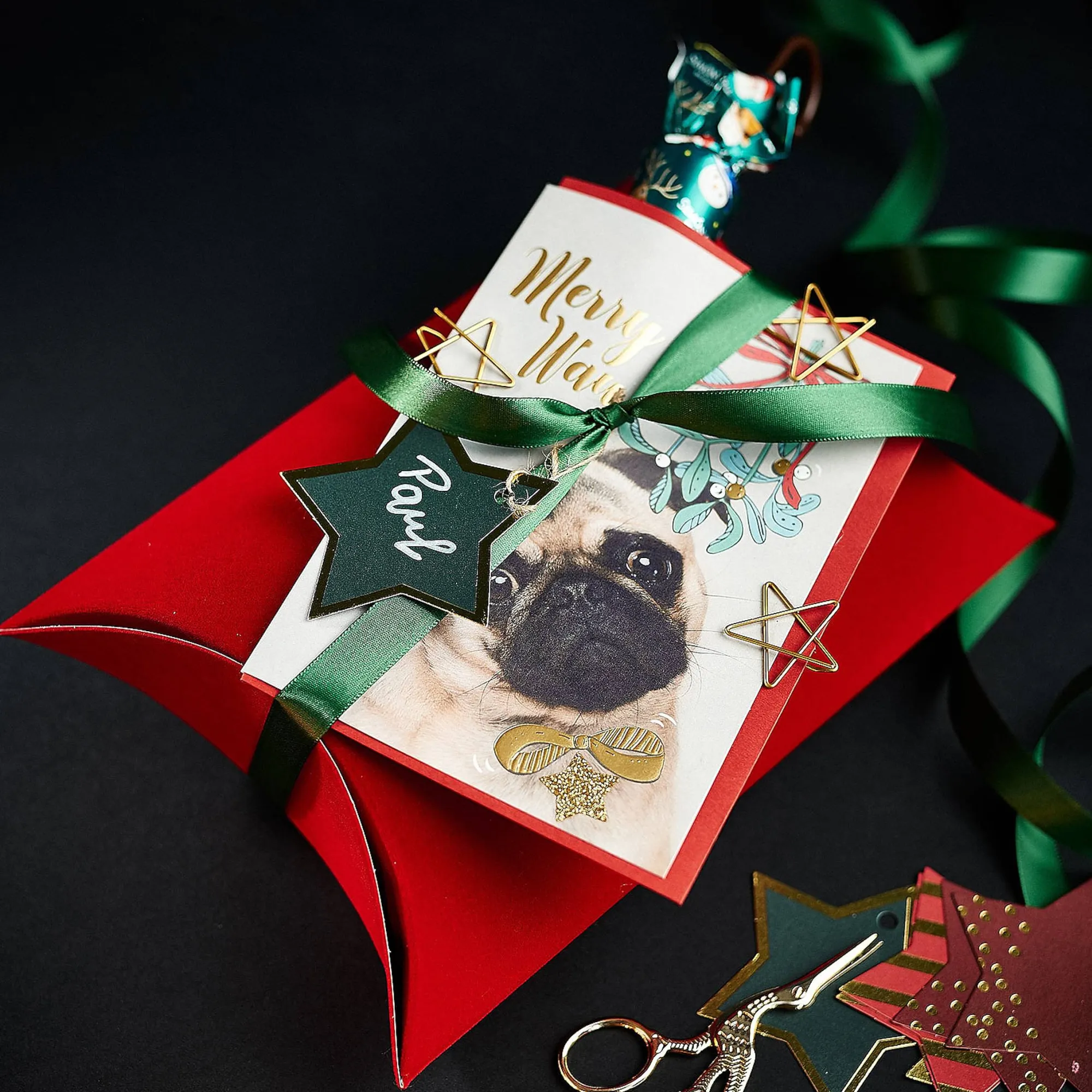 Klappkarte Mops^Depot Fashion