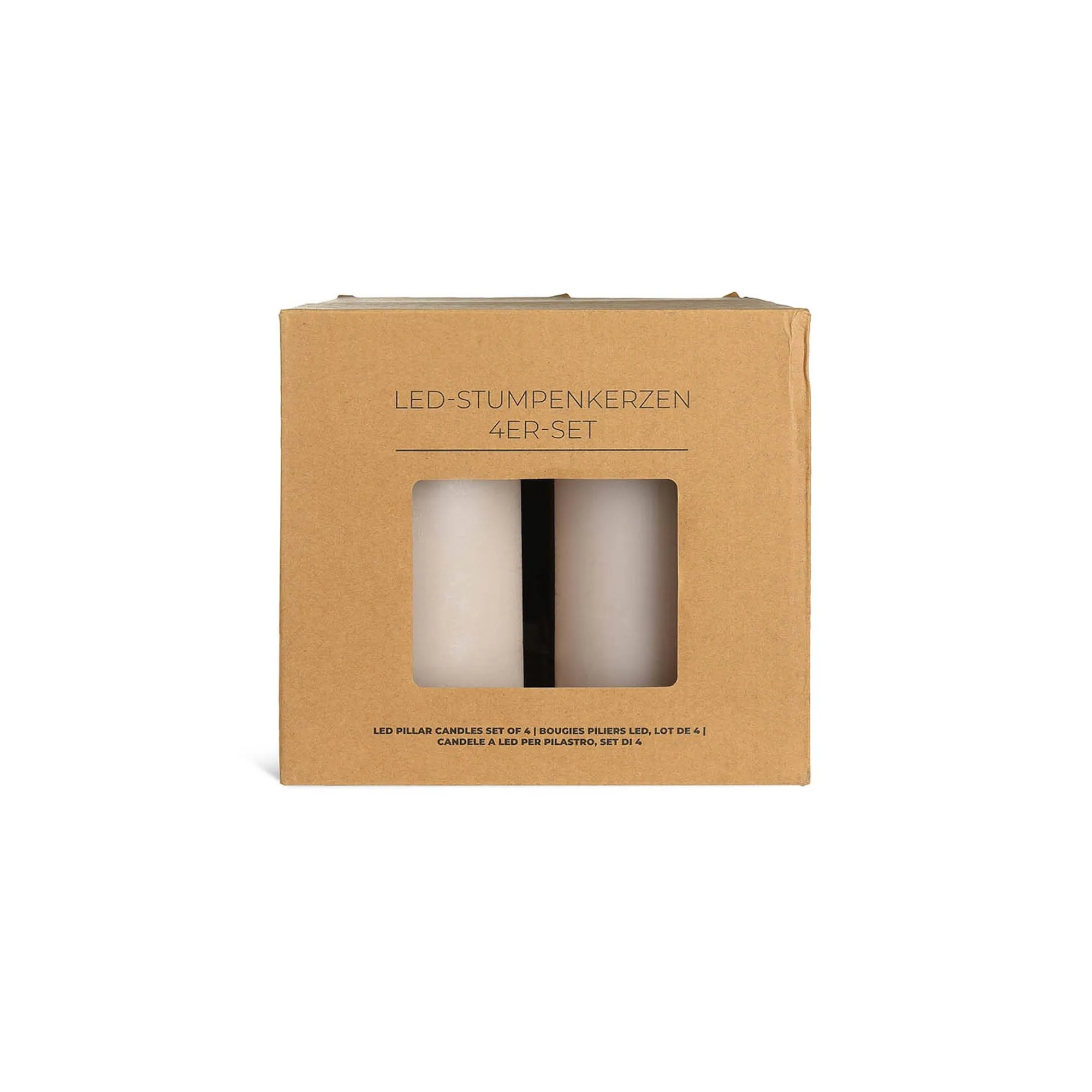 Led-Stumpenkerzen-Set^Depot Shop
