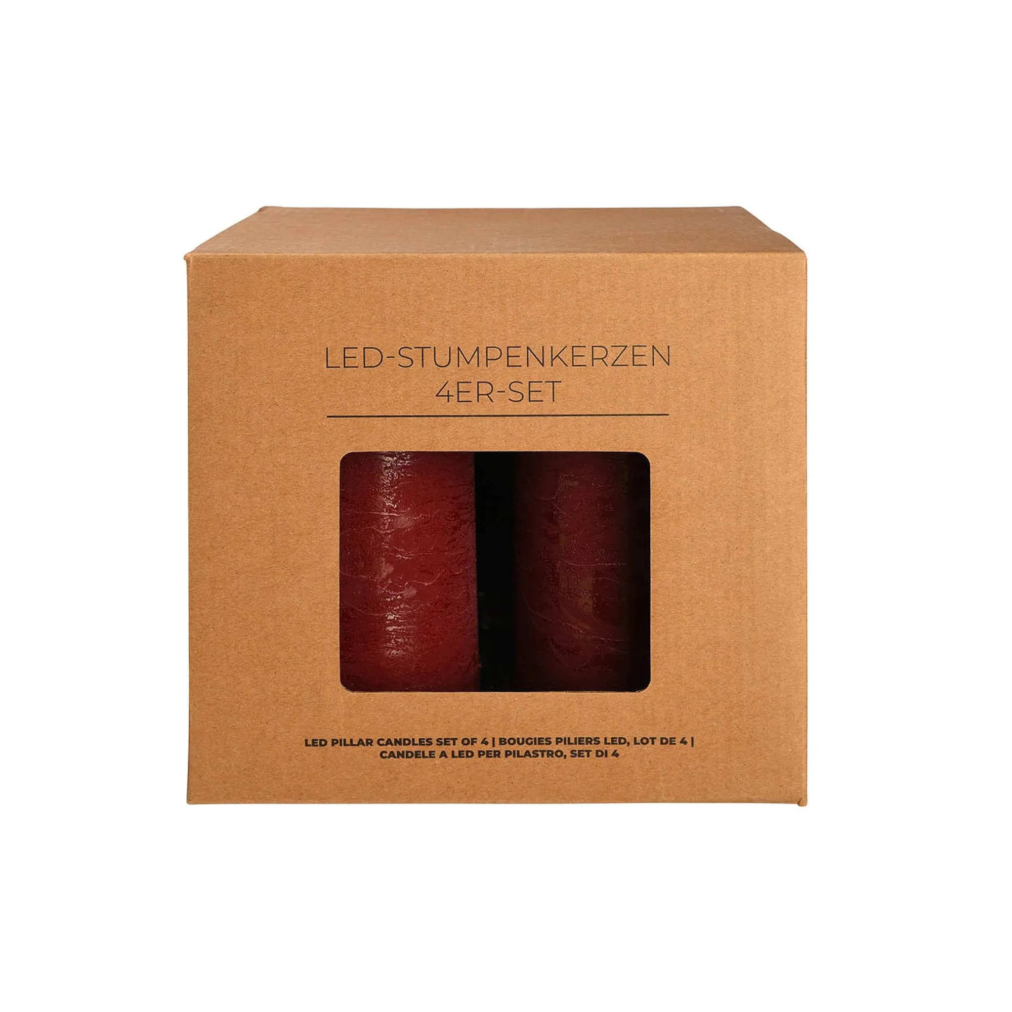 Led-Stumpenkerzen-Set^Depot Shop