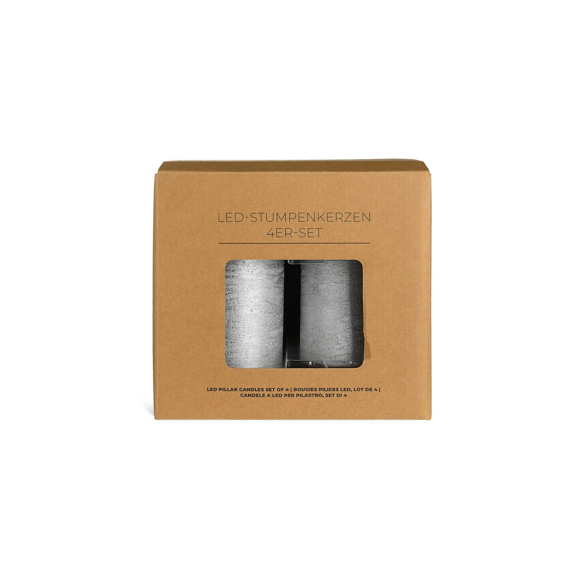 Led-Stumpenkerzen-Set^Depot Hot