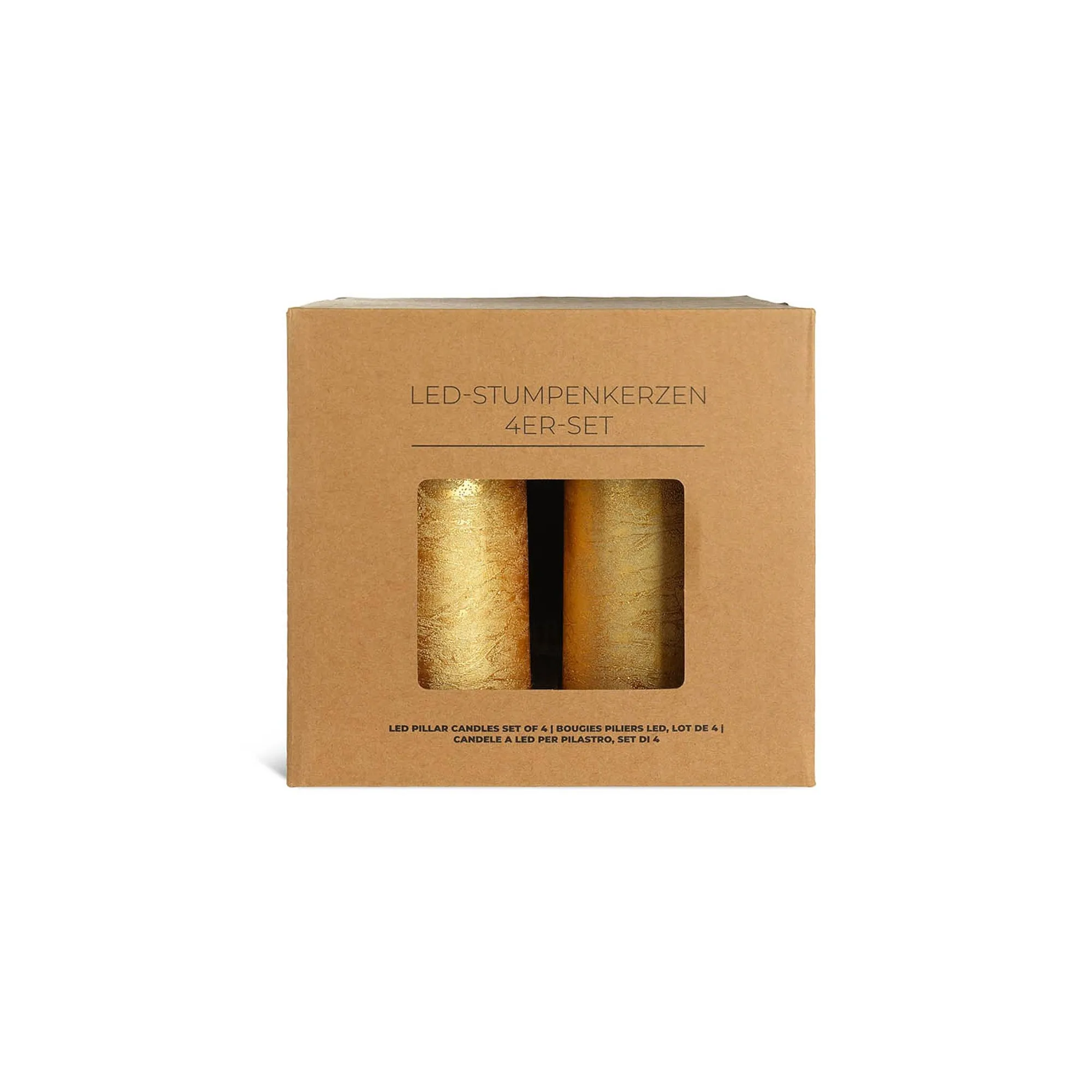 Led-Stumpenkerzen-Set^Depot Best
