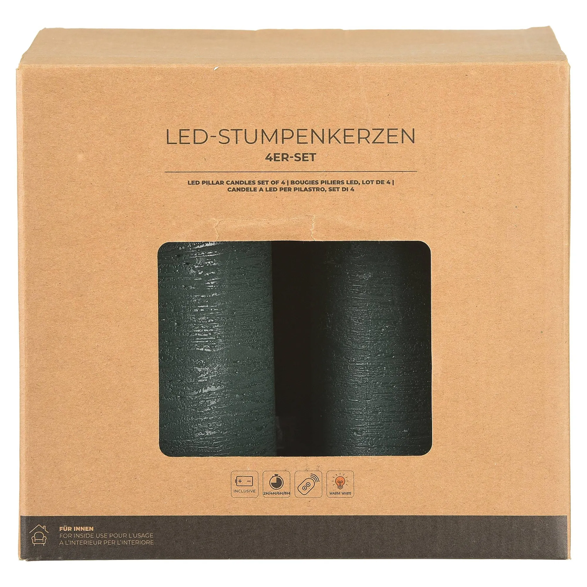 Led-Stumpenkerzen-Set^Depot New