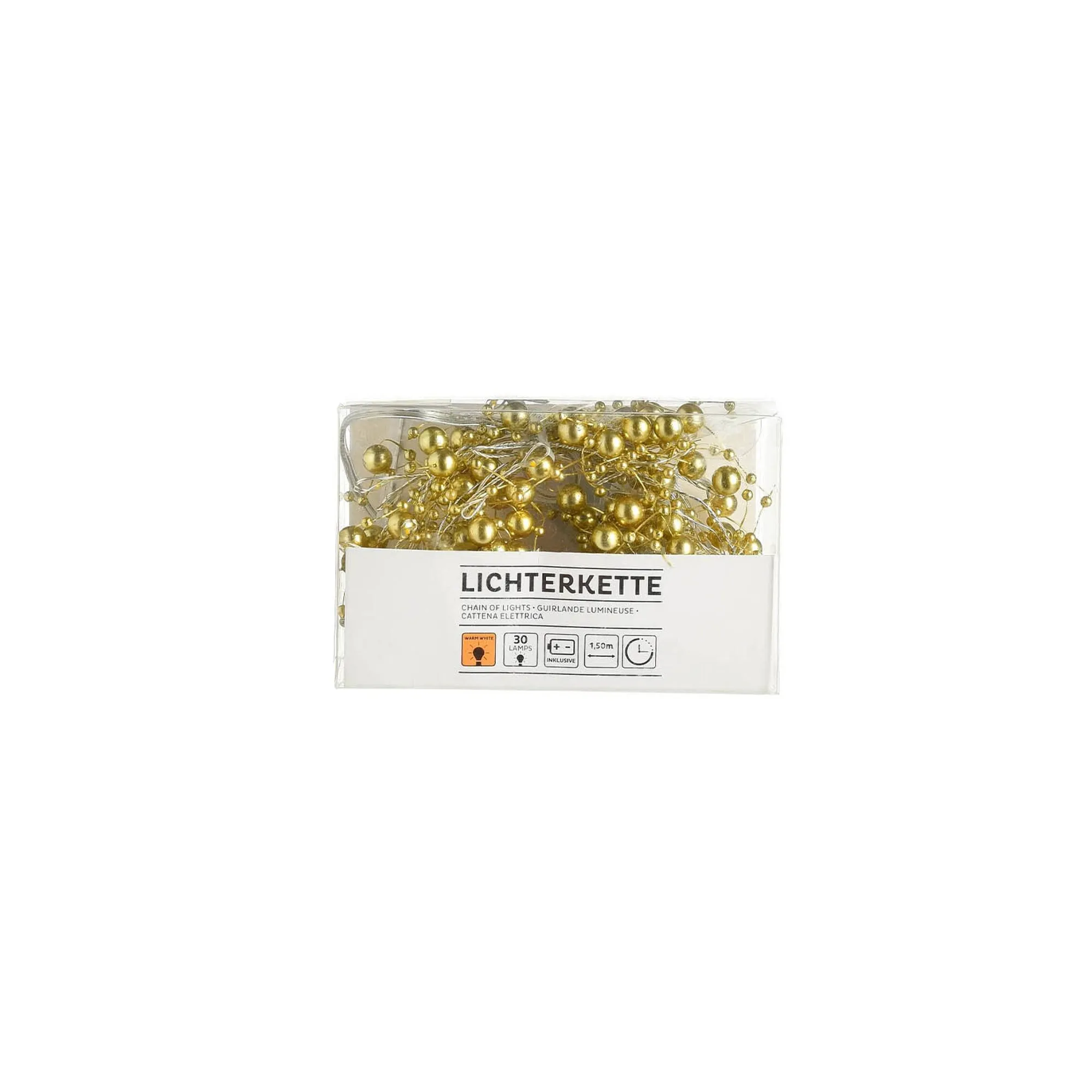 Lichterkette Silberperlen^Depot Fashion