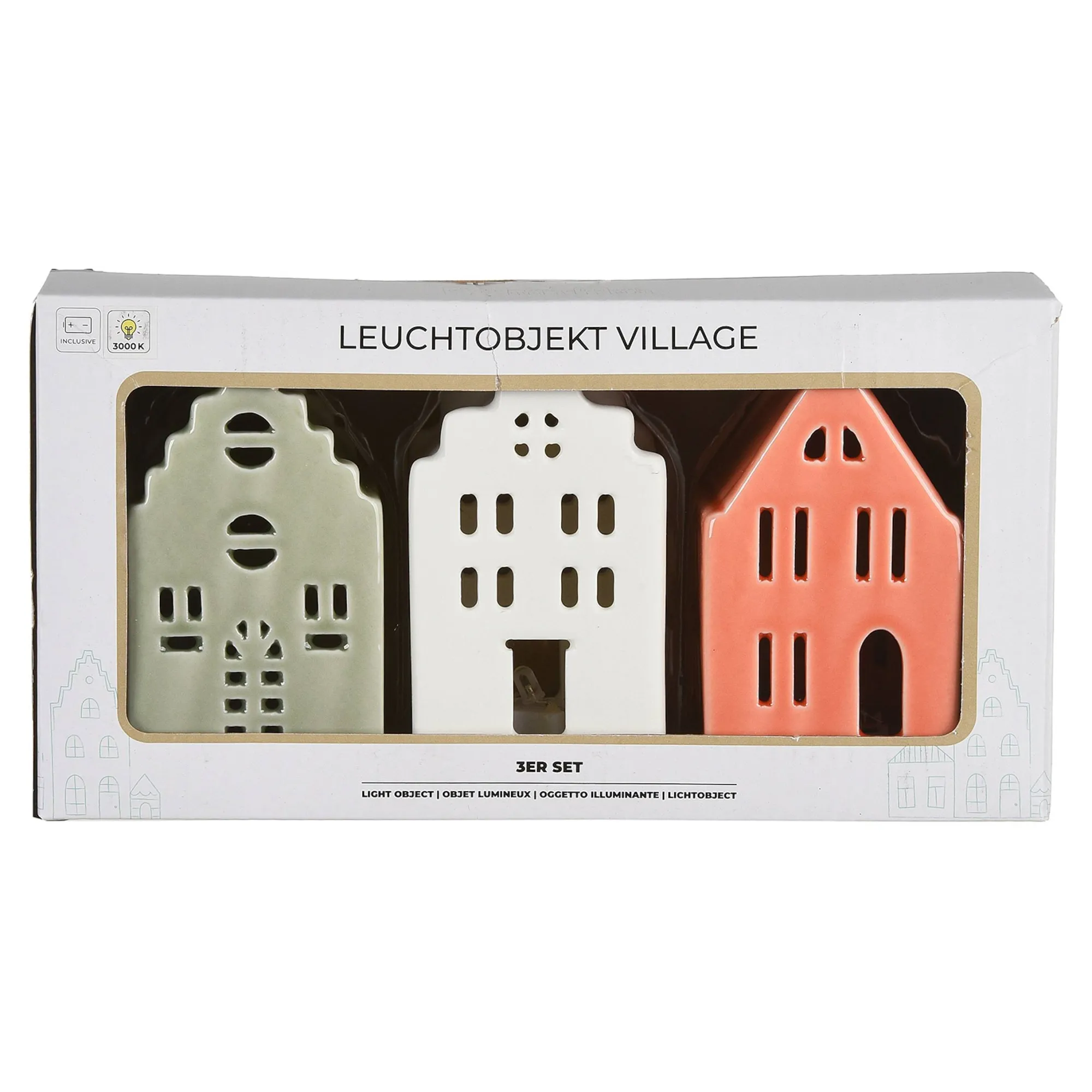 Lichtobjekt-Set Village^Depot Clearance