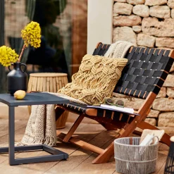 Makramee-Kissenhulle Woodie^Depot New