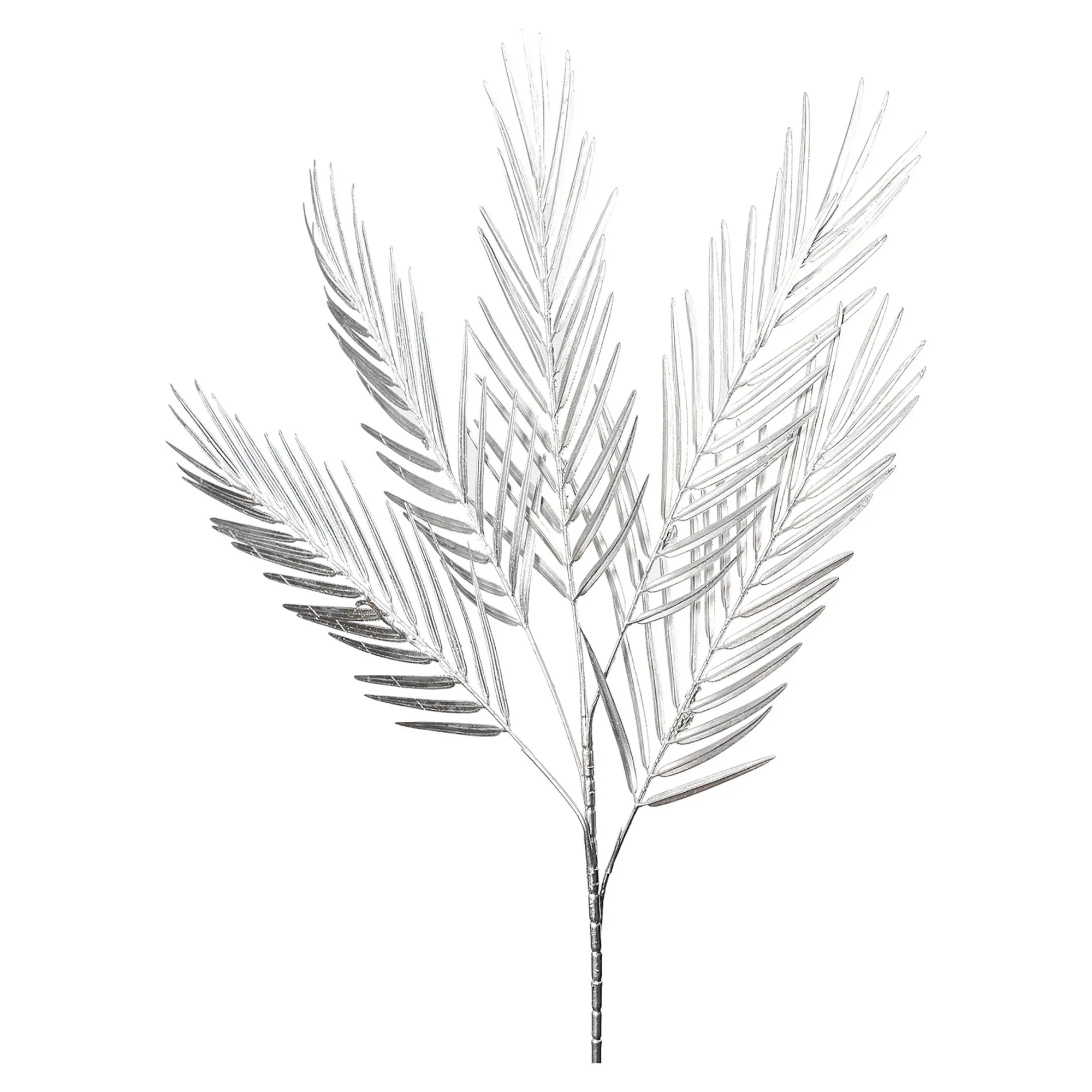 Metallic-Kunstblatt Palme^Depot Cheap