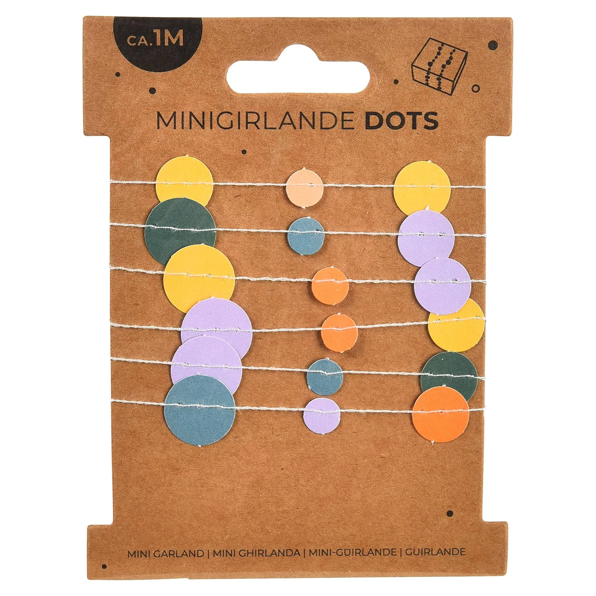 Minigirlande Dots^Depot Discount