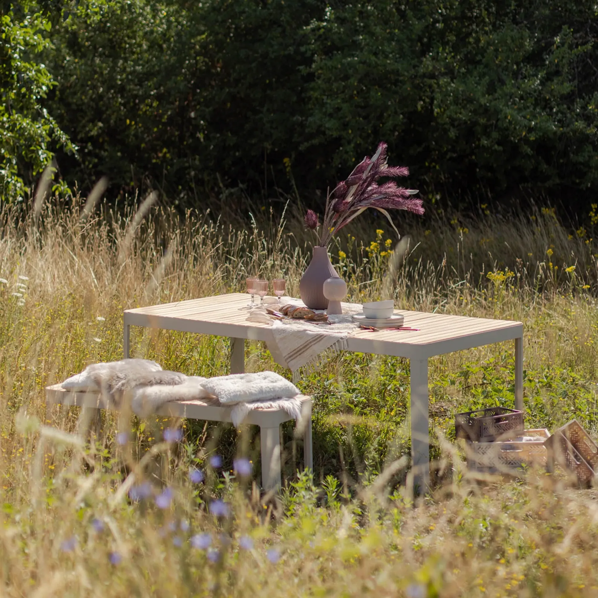 Store Depot Outdoor-Esstisch Sara Aus Teakholz