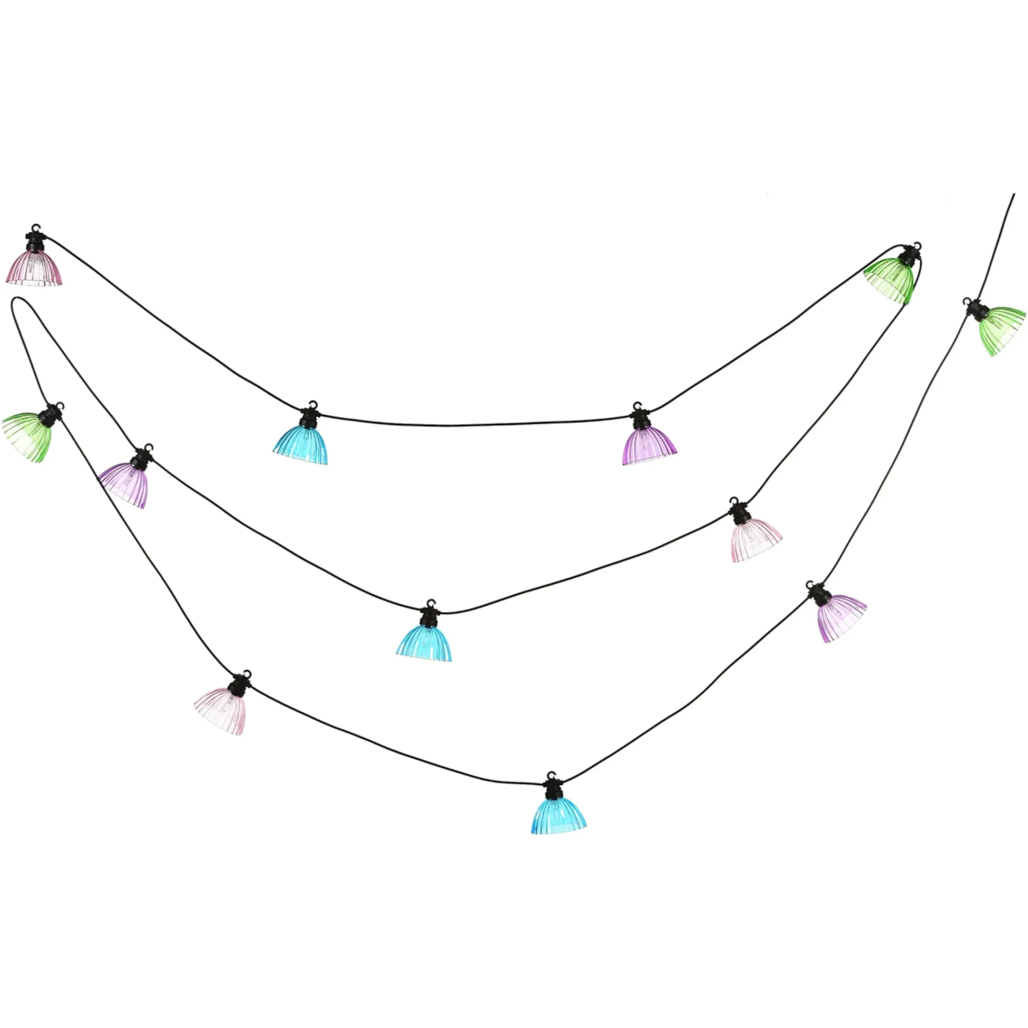 Fashion Depot Outdoor-Led-Lichterkette Colorful
