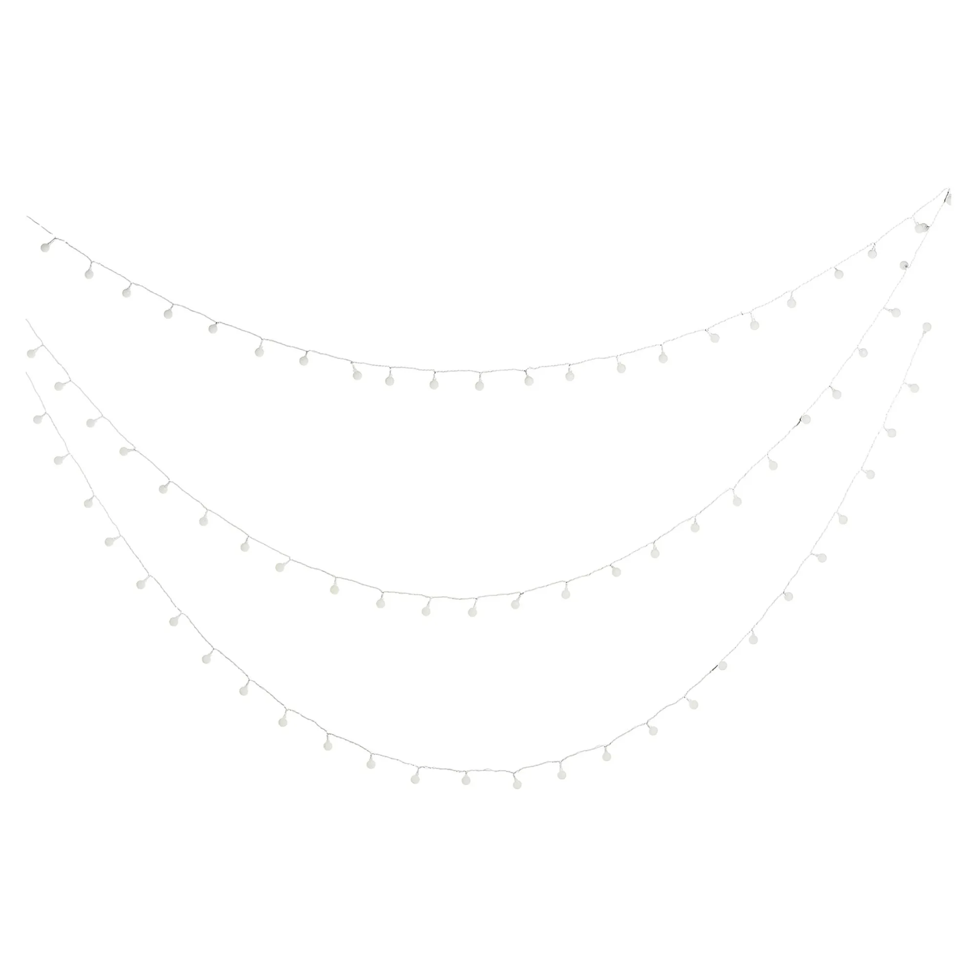 Outdoor-Lichterkette Mini-Schneeballe, 3-Reihig^Depot Cheap
