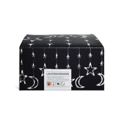 Outdoor-Lichtervorhang Sterne^Depot Discount