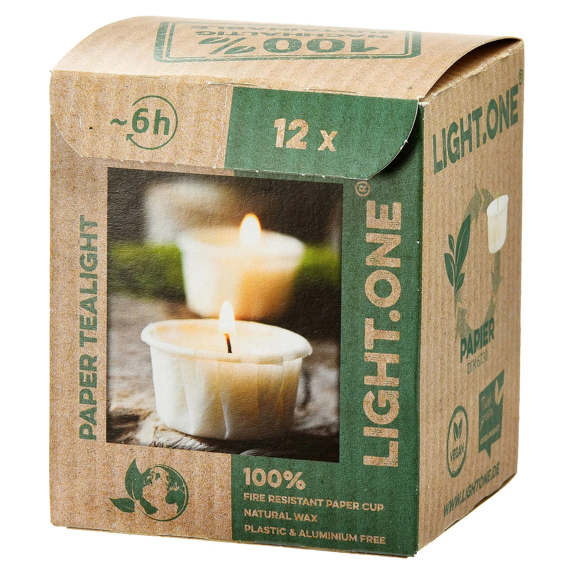 Papier-Teelichter Light One^Depot Cheap