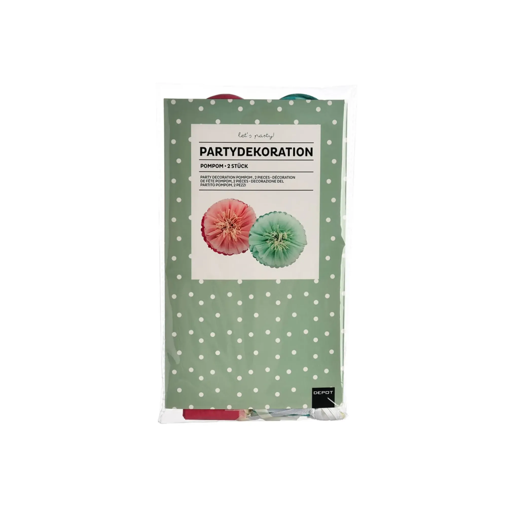 Cheap Depot Pompoms-Set Blute