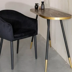 Store Depot Samt-Armlehnstuhl Nienke