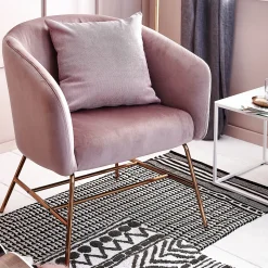 Fashion Depot Samt-Loungesessel Ramsey