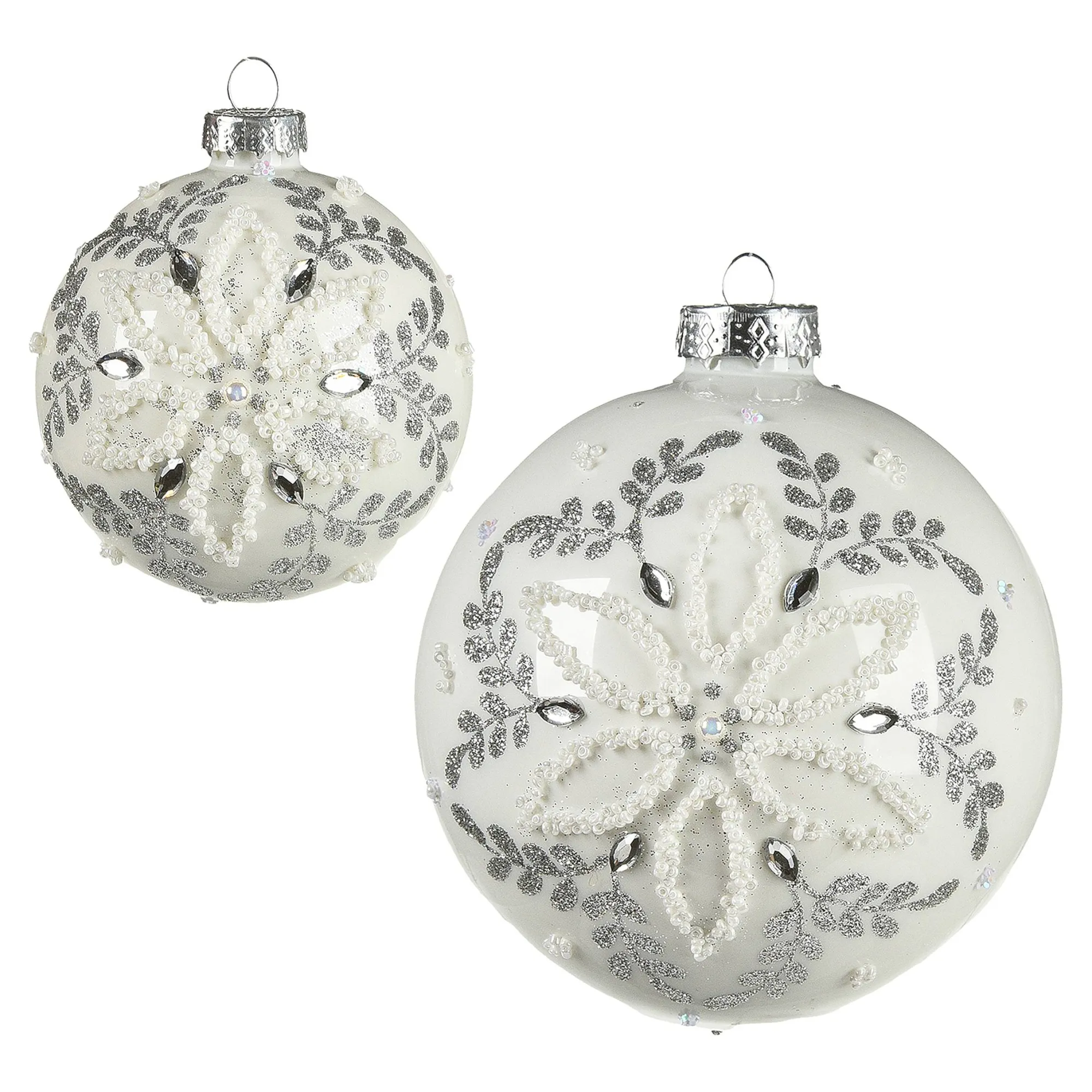 Schneeblume Kugel-Set^Depot Outlet